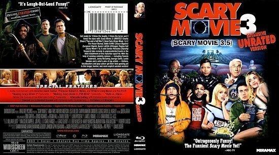 dvd cover Scary Movie 3