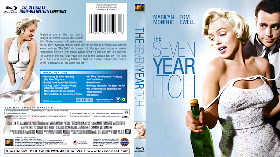 dvd cover The Seven Year Itch