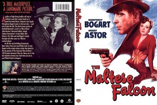 dvd cover The Maltese Falcon (1941) R1