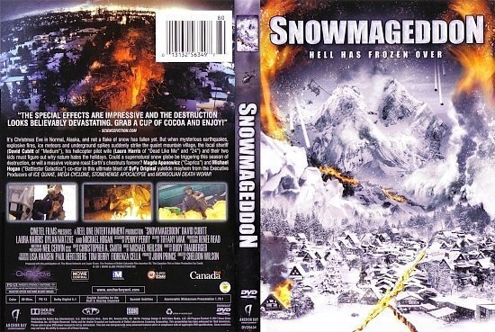 dvd cover Snowmageddon