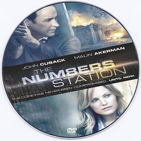 dvd cover The Numbers Station R0 Custom DVD Label