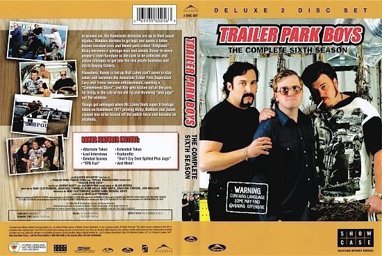 dvd cover Trailer Park Boys: Season 1-2-3-4-6 s