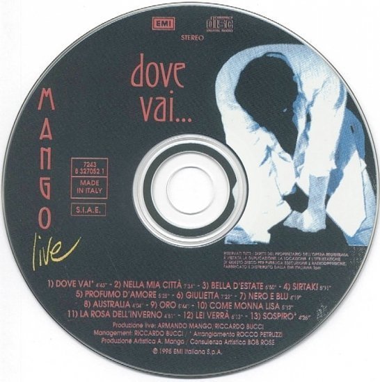 Mango – Dove Vai… (Live) (1996) 