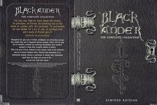 dvd cover The Black Adder (1983) Complete Collection Custom