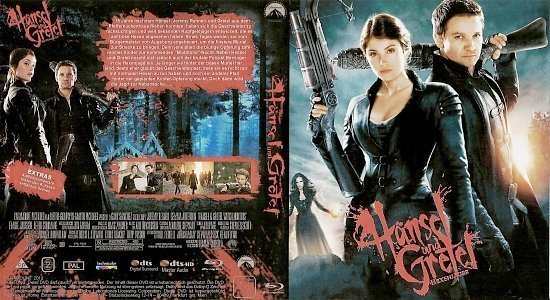 dvd cover HÃ¤nsel und Gretel: HexenjÃ¤ger Blu-Ray German