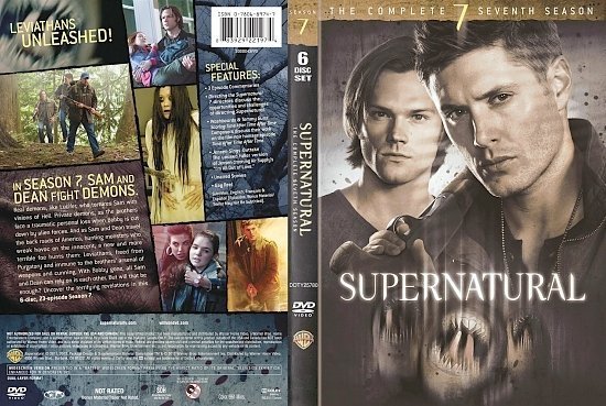 dvd cover Supernatural: Season 7 R1