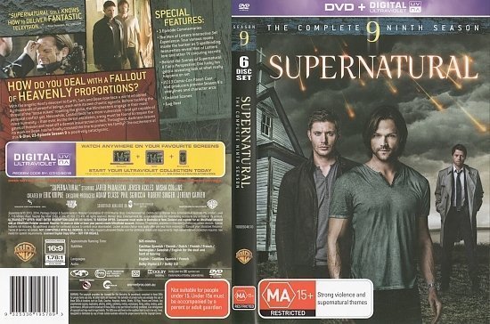 dvd cover Supernatural: Season 9 R4 & Label