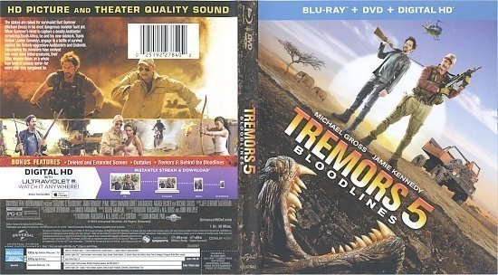 dvd cover Tremors 5: Bloodlines Blu-Ray