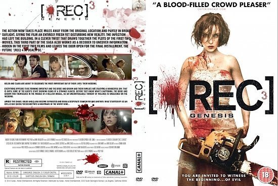 dvd cover [REC] 3 Genesis