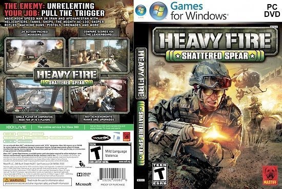 dvd cover Heavy Fire : Shattered Spear PC