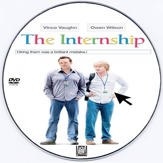 dvd cover The Internship Custom DVD Label