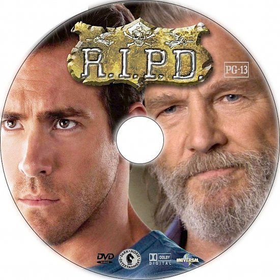 dvd cover R.I.P.D. Custom DVD Labels