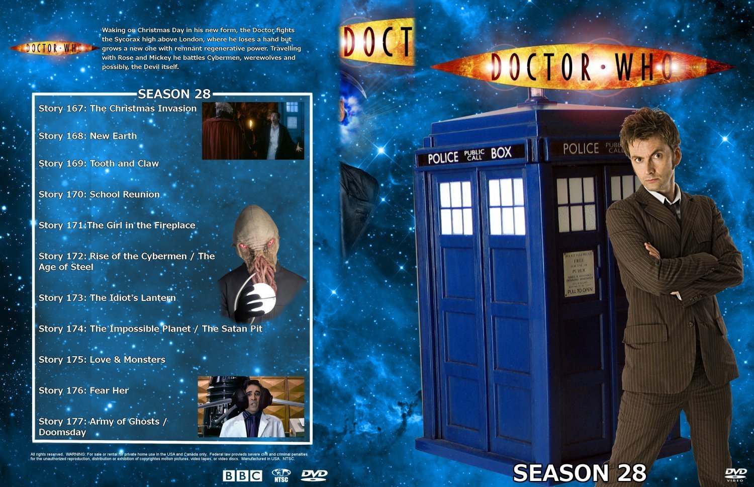 Doctor Who Spanning Spine Volume 29 Season 28 Or Series 2 Dvd Covers And Labels