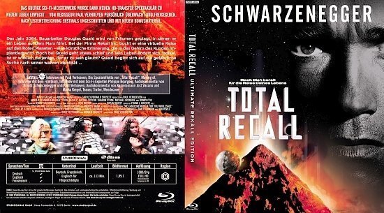 dvd cover Total Recall (1990) Blu-Ray (german)