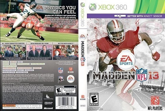 dvd cover Madden NFL 13