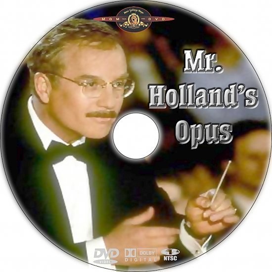 dvd cover Mr. Holland's Opus (1995) R1 Custom DVD Label