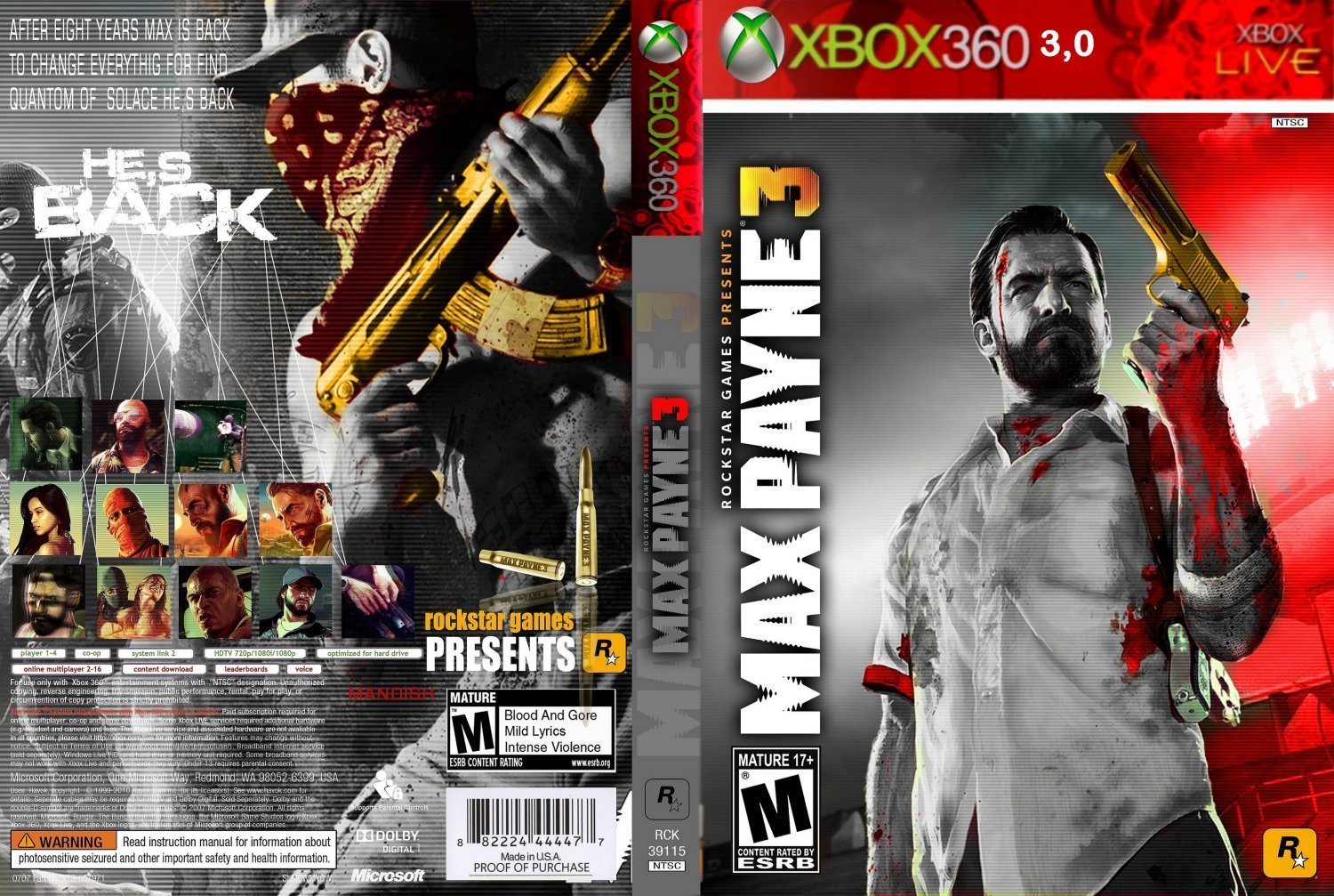 Vindem jocuri PS3 Max Payne 3 PS3 / Xbox 360