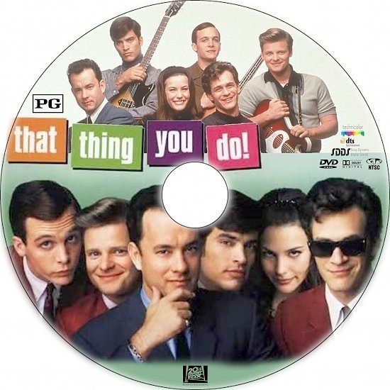 dvd cover That Thing You Do! (1996) R1 Custom DVD Label
