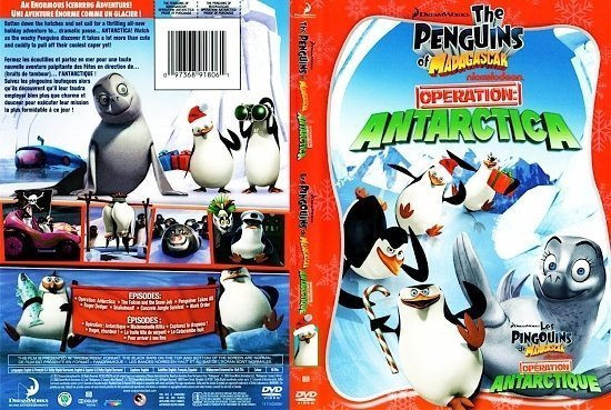 dvd cover The Penguins Of Madagascar Operation Antarctica Les Pingouins de Madagascar Op ration Antarctica Canadian