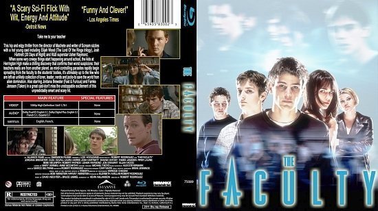 dvd cover The Faculty Bluray