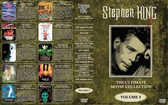 dvd cover Stephen King Collection Volume 5