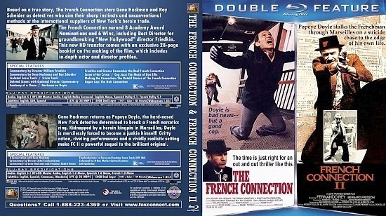 dvd cover The French Connection I & II