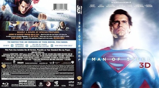 dvd cover Man Of Steel