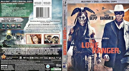 dvd cover The Lone Ranger