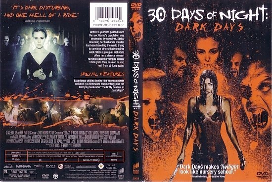 dvd cover 30 Days Of Night (2007) R1