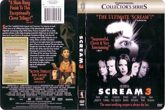 dvd cover Scream 3 (2010) R1