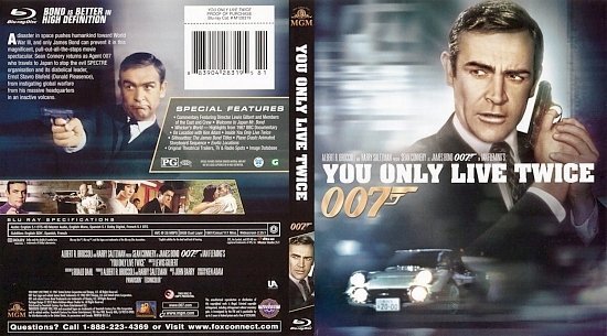 dvd cover You Only Live Twice