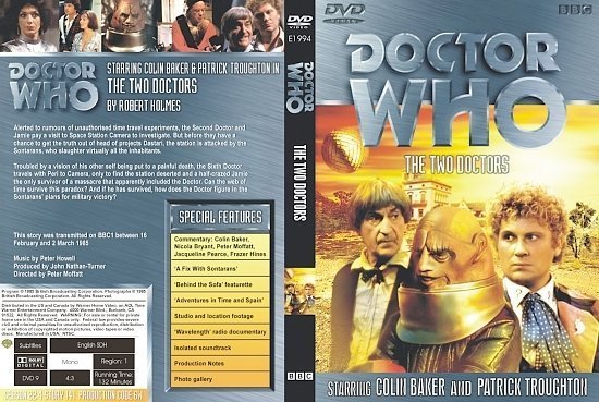 dvd cover Doctor Who The Two Doctors