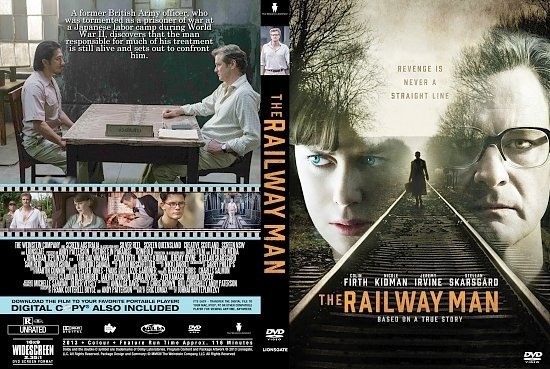 dvd cover The Railway Man R0 Custom