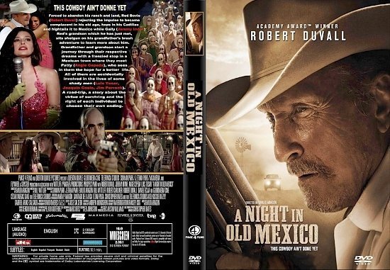 dvd cover A Night In Old Mexico R0 CUSTOM