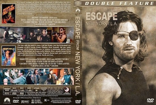 dvd cover Escape From New York / L.A. Double