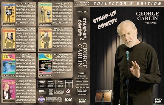 dvd cover Stand Up Comedy: George Carlin Volume 1