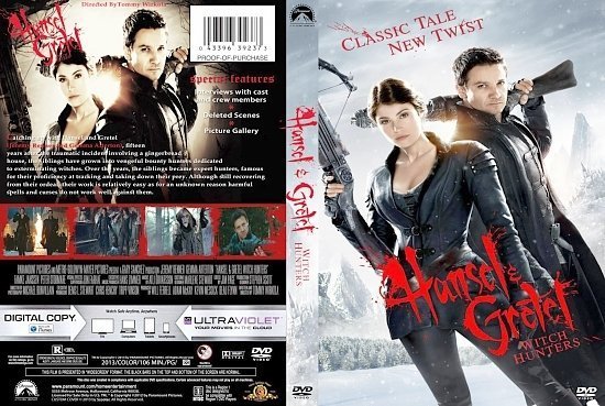 dvd cover Hansel and Gretel Witch Hunters