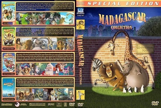 dvd cover Madagascar Collection