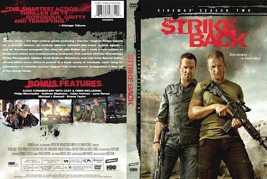 dvd cover Strike Back Season 2