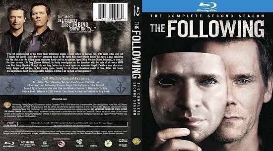 dvd cover The Following Season 2 Blu ray
