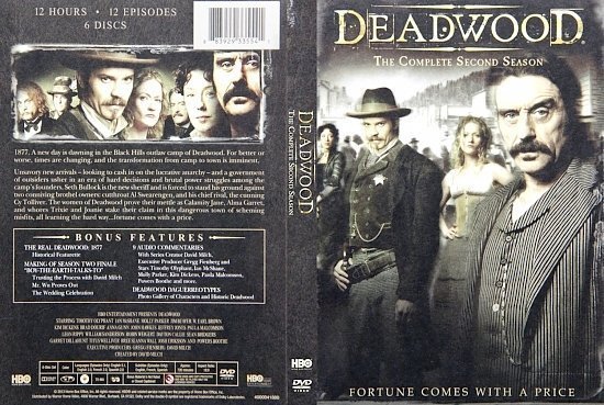 dvd cover Deadwood Season 2