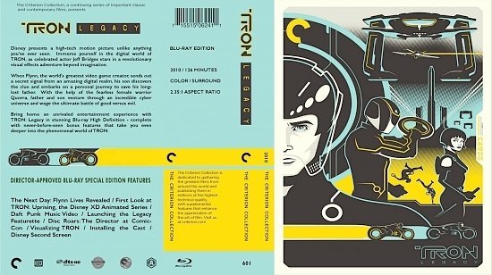 dvd cover Tron Legacy The Criterion Collection