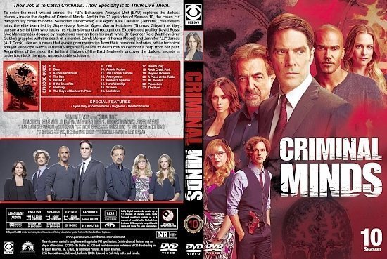 dvd cover Criminal Minds S10 st
