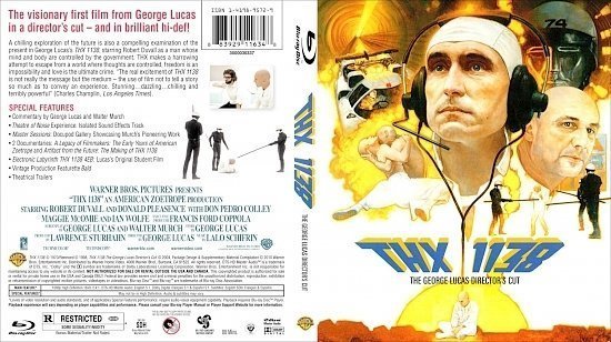 dvd cover THX 1138