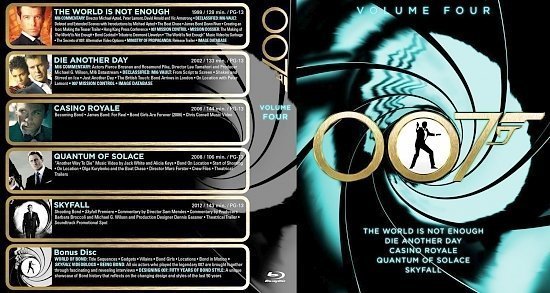 dvd cover James Bond 007 Volume Four