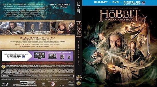 dvd cover The Hobbit The Desolation Of Smaug
