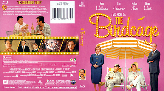dvd cover The Birdcage