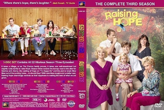 dvd cover Raising Hope Season 3