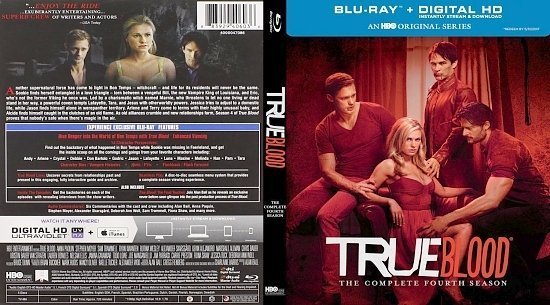 dvd cover True Blood Season 4 Blu ray