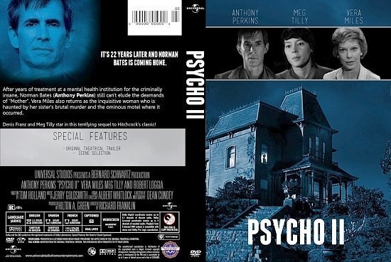 dvd cover Psycho 2